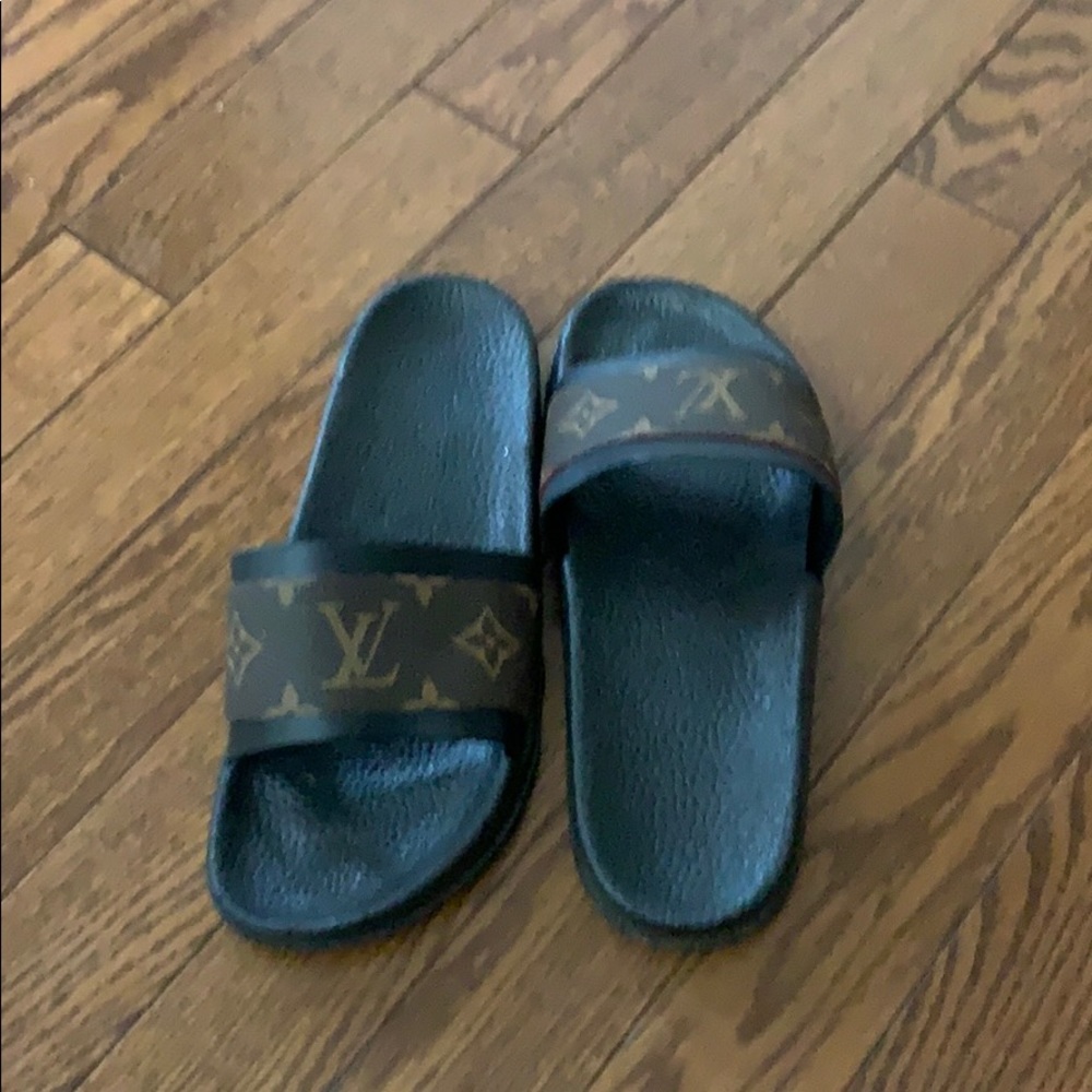 Handmade LV Slides